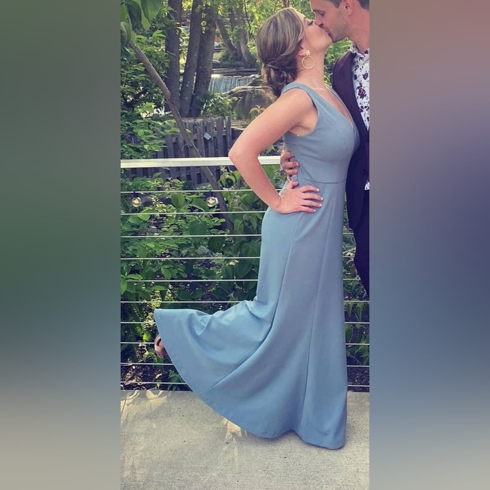 Jenny Yoo Bridesmaid, light blue, size 8